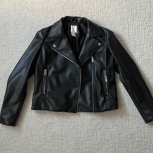 H&M leather jacket size small